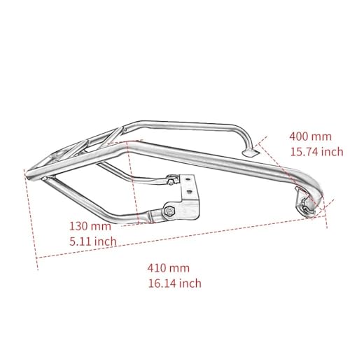 Porte-bagages Scrambler 1100 pour fixer vos valises sans risque - 7