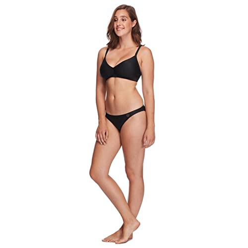 Body Glove Women's Standard Smoothies Drew Solid D, Dd, E, F Cup Bikini Top Swimsuit, Black #TOP6