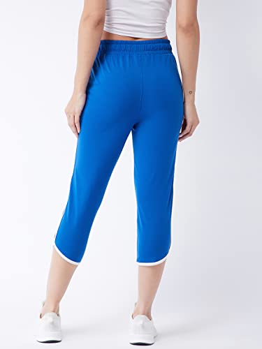 Image of Modeve Women Striped Cotton Blend Capri