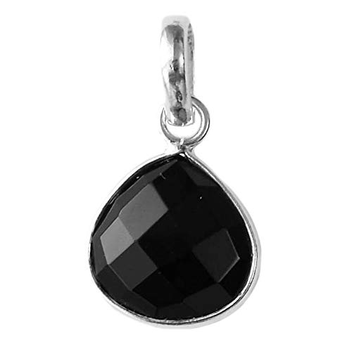 Pendentif onyx noir Le Luft à porter au quotidien sur un pull