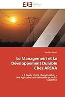 Le Management Et Le Da(c)Veloppement Durable Chez Areva 6131576637 Book Cover
