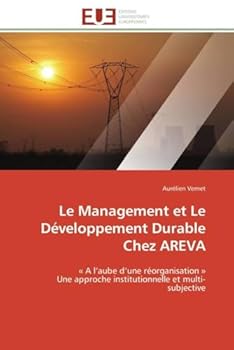 Paperback Le Management Et Le Développement Durable Chez Areva [French] Book