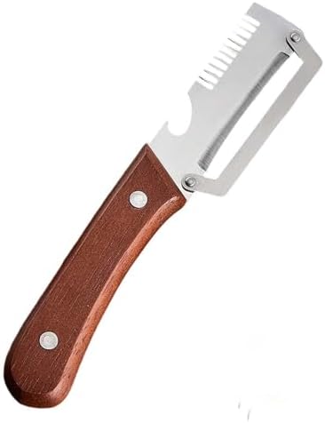Multi-Functional Vegetable Peeler for Kitchen, Stainless Steel Bl...