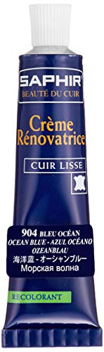 Saphir Cirage Crème Rénovatrice (Tube 25 ml BLEU OCEAN 904)