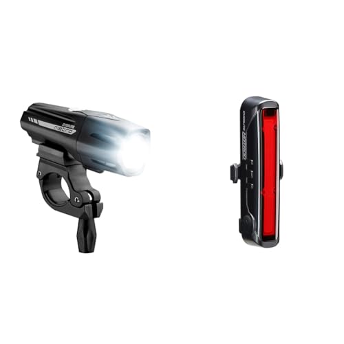 Cygolite Metro Pro – 1,100 Lumen Bike Light – 9 Night & Day Modes – Compact & Durable – IP67 Waterproof – Secured Hard Mount – USB Rechargeable Headlight – For Road, Mountain, Commuter Bicycles, Black