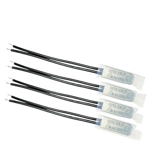 Interruptor térmico 65C NC que evita el sobrecalentamiento con sensor de 10A de 5 piezas