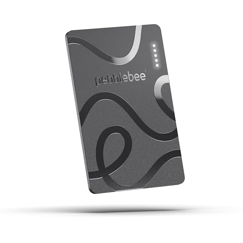 Image of Pebblebee Card 5 | Rechargeable Bluetooth Wallet Tracker Card | Thin Eco-Friendly Alternative Tracking Card to Air Tag & Android Tracker | 18-Month Battery | Inbuilt Link Scan-to-Return & Phone Finder