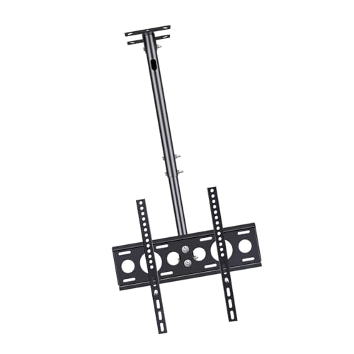 Support de plafond TV 32-60 pouces inclinable pivotant charge 60 kg