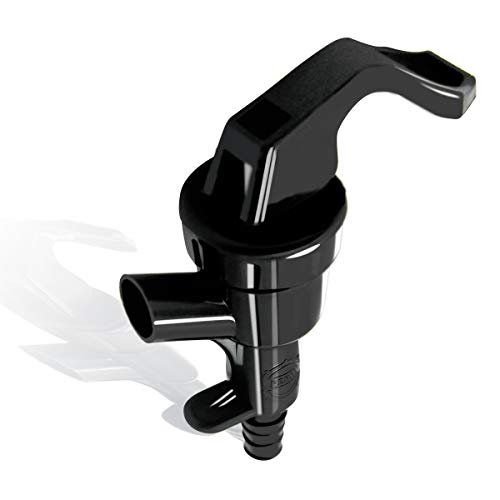 Draft Beer Dispensing Picnic Tap - LUCKEG Brand Homebrew Plastic Faucet with 3/16\" Barb,2 free Worm Clamp (Pack of 2)