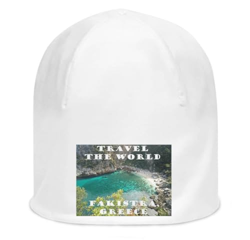 Bonnet unisexe coton fin Fakistra blanc extensible élastique tête voyage léger