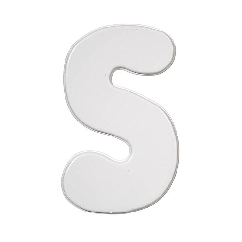 Lettre S en bois Darice pour déco murale de chambre de bébé