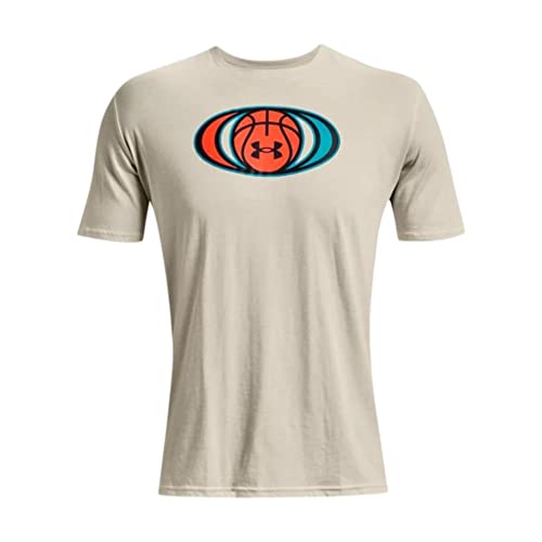 T-shirt Under Armour UA Bball Symbol SS pour homme coloris Stone taille XL