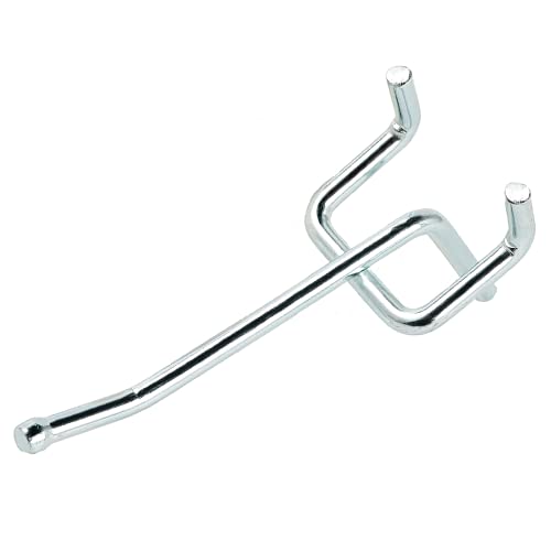 50-Pack,2 Inch L Shape Small Galvanized Pegboard Hooks Suitable f...