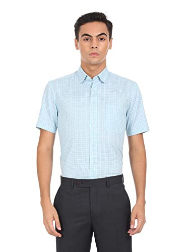 Image of Arrow Classic Fit Checkered Formal Shirt