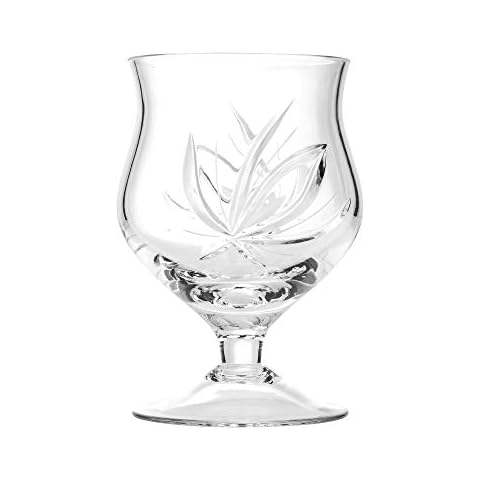 Neman 8 oz White Wine Glasses Set, Elegant Glasses Set, Premium Quality Hand-Cut Crystal Glass Set, 6EA/SET Cover