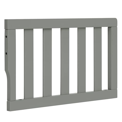 Image of Dream On Me Toddler Guard Rail for Convertible Crib, Solid Wood Bed Rail for Toddler Bed Conversion, Sea Grass