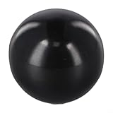 Ball Nut Handle for Machine Tools – Industrial Threaded Handle Nut with Iron Core and Bakelite Ball Shaped Head, Compatible with Lathe, Woodworking &(M10-35bakelite black)