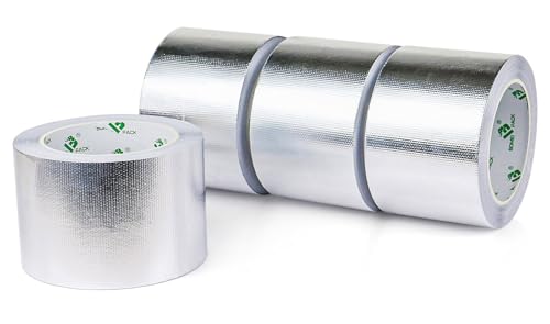 Adhesive aluminum foil heat shielding tape 2-pack