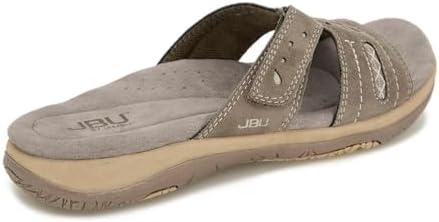JBU by Jambu Women's SISSEY Vegan Slide Sandal, Brown, 8 | Image 3