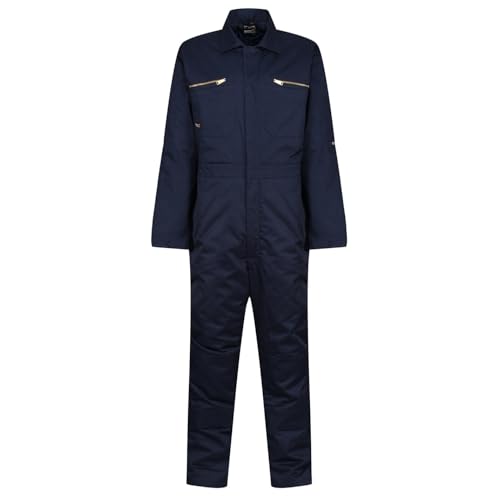 Regatta Pro Zip Insulated Coverall Regular Navy