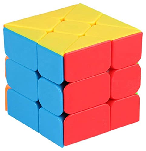 Image of HAWKISTER Kid Moyu Mfjs Meilong Windmill Cube Stickerless High Speed Mofang Jiaoshi Magic Cube
