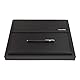 Hugo Boss Schreib-Set Tintenroller Gear Pinstripe und A4 Schreibmappe Pinstripe in der Geschenkbox, HPFR210A