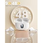 Wireless Earbuds, 2025 Ear Buds with Big Bass Stereo Sound, Lightweight Bluetooth Earbuds with 48 Hours Playtime, in-Ear Fit Earphones, IPX7, Hands-Free Calls with AI for iPhone, Android, Pad - Image 4