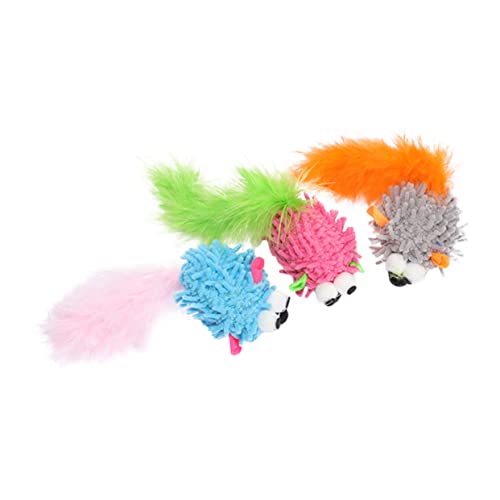 TOYANDONA 3 Stück Katzenspielzeug Spielzeugmäuse