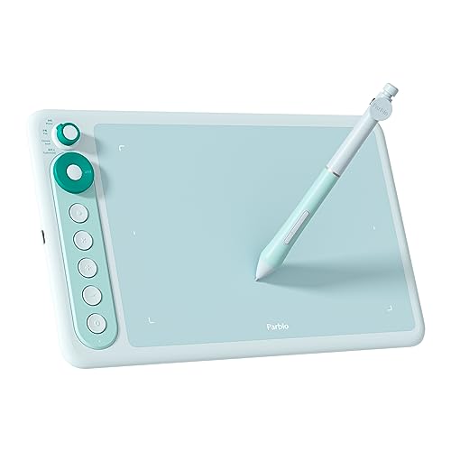 Image of Parblo Intangbo X7 Drawing Tablet 7x4 inch Graphics Tablets,Digital Drawing Tablet with Mode Switch,6 Customized Keys,Battery-Free Stylus S01 for Digital Art,Design,Work with Window /Mac,Android