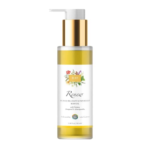 Buy RAS Luxury Oils Renew Muscle Relaxant & Pain Body Oil For Joints