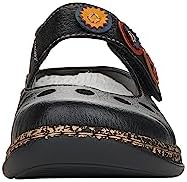 Rieker Women's 46381 Clogs, Schwarz, 3.5 UK | Image 1
