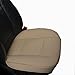 EDEALYN (Width 20.8×deep 21×Thick 0.35 inch PU Leather auto seat Cover car seat Cover for Four-Door Sedan & SUV Driver seat,1pcs (Beige-A)