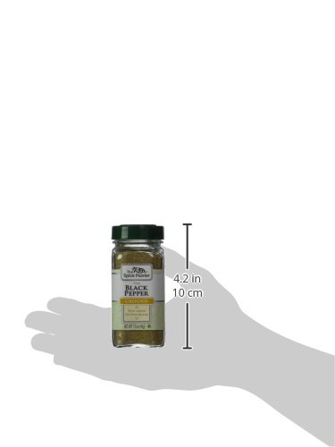 The Spice Hunter Pepper, Black, Fine, Ground, 1.6-Ounce Jar (Pack of 4) - Thumbnail 7