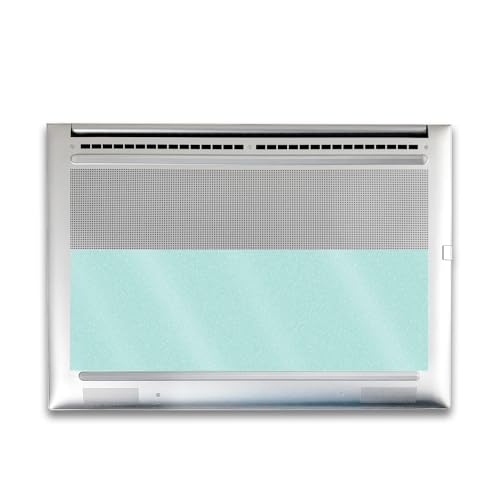 Image of Glossy Glitter Gaming Skin Compatible with HP Envy x360 16 inch (2023) - Solid Seafoam - Premium 3M Vinyl Protective Wrap Decal Cover - Easy to Apply | Crafted in The USA by MightySkins