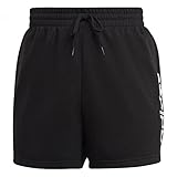 Corte delgado adidas GL1454 W Lin FT SHO Shorts Women\'s Black/White 3X