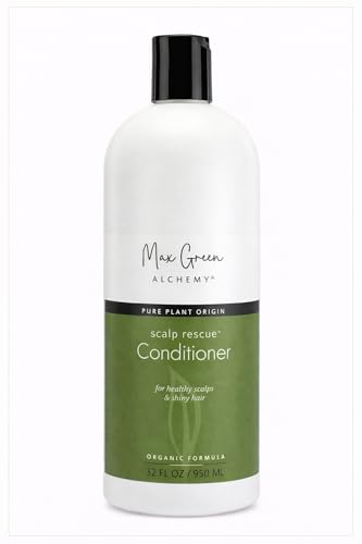 MGA Vegan Hair Conditioner - Organic Formula with Tea Tree for Healthy Hair | Hair Care Product with Natural Herbal Scent | Parabens Silicone & Sulfate Free Conditioner | Unisex | 32 Fluid Oz