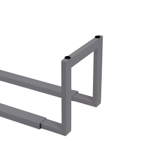 QUALIAZERO Expandable Shoe Rack Organizer for Closets, Entryways, Hallways, Bedrooms, Living Rooms, Kitchens, Bathrooms, Laundry Rooms (Storm Frost, 2 Pack) by QUALIAZERO - Used condition - Image 3