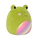 Squishmallows Original 8-Inch Doxl The Rainbow Frog - Official Jazwares Plush - Collectible Soft & Squishy Frog Stuffed Animal Toy - Add to Your Squad - Gift for Kids, Girls & Boys
