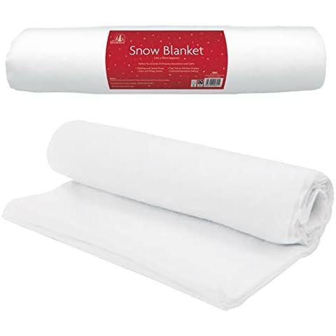 QDS Schneedecke Rolle Kunstschnee Weihnachten Krippe Dekoration Szene 240 cm x 90 cm Cover