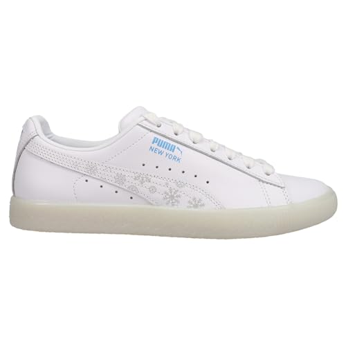 PUMA Womens Clyde Flagship Lace Up Sneakers Shoes Casual - White - Size 9 M