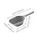 Poo4kark Robuster Kunststoff-Spatel für EIS Lebensmittel in der Küche, Mehrzweck- für Mehl Hundefutter, Kochen zu Hause (Grey, 23.5X8.5X5.4)