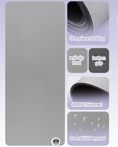 Tappetino da yoga elettrico riscaldato, antiscivolo, spesso, con temperatura regolabile, per yoga, pilates e fitness, perfetto per allenamenti a casa