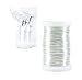 Wire Fancy 20 Gauge Tarnish Resistant Silver-Plated Copper and Copper Jewelry Making Wire 24 Yards / 72 feet (20 Gauge, Bulk Silver 100 Grams)