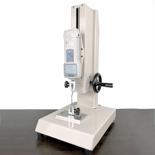 Misuratore di forza digitale con funzione di uscita, azionato a volantino, display trasparente per test di tensione e compressione (1000 N)