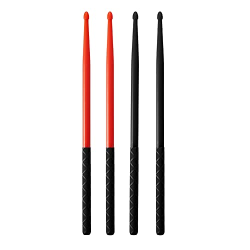 Ubblove Nylon Drumsticks 2 Pairs With Anti-Slip Handles For Drum,Exercise Plastic Drum Sticks,Attractive,Light And Durable Sticks For Drums,Musical Instrument Percussion Accessories  thumb #7