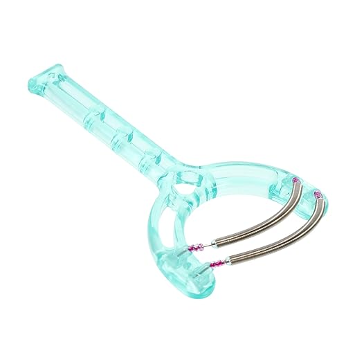 Outanaya Facial Hair Removal Shaver Manual Spring Epilator Portable Hair Removal Tool for Chin Cheeks Neck Forehead Upper Lip Random