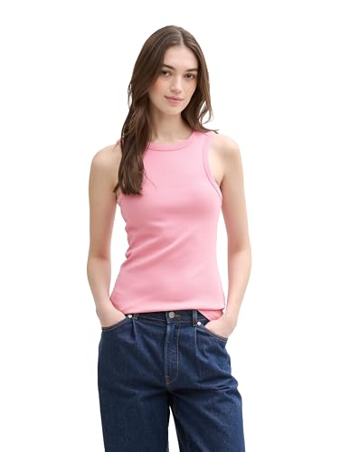 TOM TAILOR Denim 1045414 Top, 36321-light Dusty Pink, M Donna