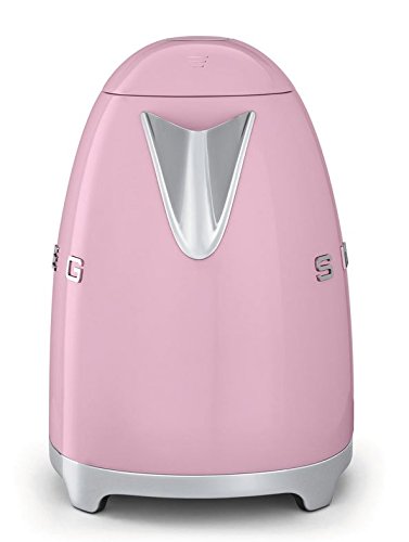 Smeg KLF01PKUS 50's Retro Style Aesthetic Electric Kettle, Pink