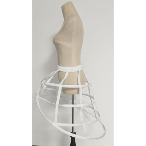 Image of Women Crinoline Petticoat Hoops Skirt Short Half Slip Underskirt for Girls Wedding Bridal Underskirt Slip