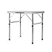 Produktbild Klapptisch Campingtisch - Verstellbare Höhe und Tragegriff - Superleicht aus Aluminium - 75x55x26/60cm  Faltbarer Garten- und Balkontisch